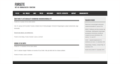 Desktop Screenshot of forsete.org